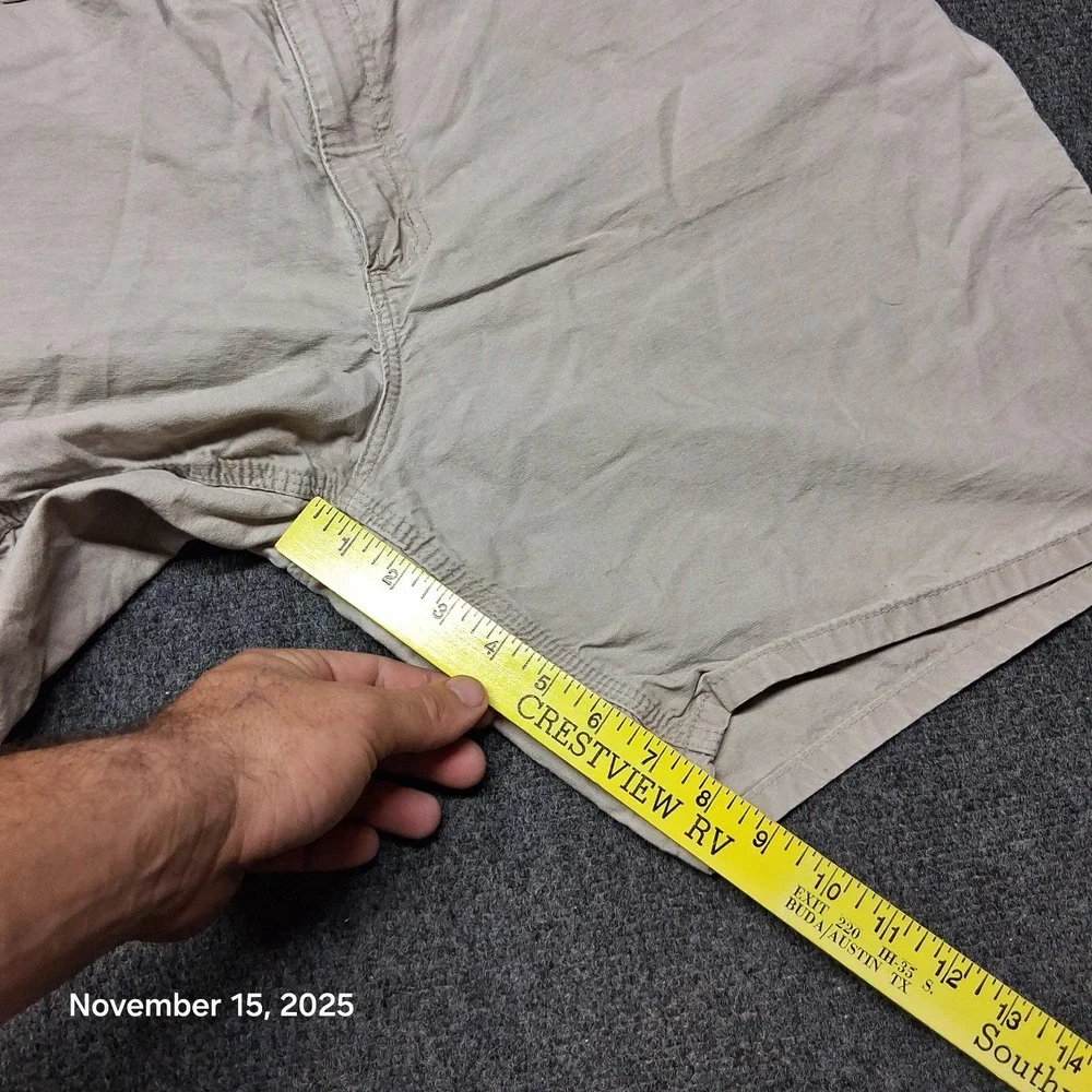 VTG Carhartt B144 Tan Carpenter Shorts Original Fit Size‎ 40 Y2K Khaki